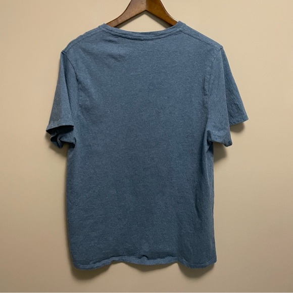 Buffalo David Bitton Heather Blue Crew Neck Tee Men’s XL - Picture 7 of 9